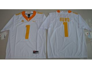 Tennessee Volunteers 1 Jalen Hurd Coolege Football Jersey White