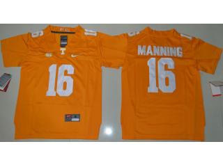 Youth Tennessee Volunteers 16 Peyton Manning Coolege Football Jersey Yellow