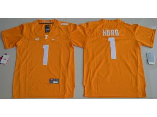 Youth Tennessee Volunteers 1 Jalen Hurd Coolege Football Jersey Yellow