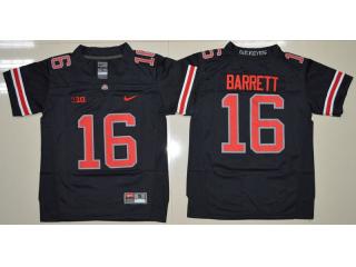 Youth Ohio State Buckeyes 16 J.T. Barrett College Football Jersey Black
