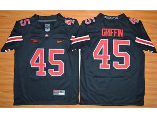 Youth Ohio State Buckeyes 45 Archie Griffin College Football Jersey Black