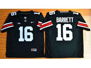 Ohio State Buckeyes 16 J.T. Barrett College Football Jersey Black