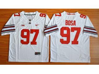Ohio State Buckeyes 97 Joey Bosa College Football Jersey White