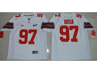 Ohio State Buckeyes 97 Joey Bosa College Football Jersey White Diamond Quest