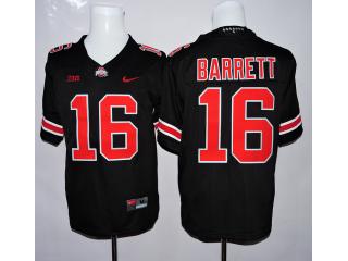 Ohio State Buckeyes 16 J.T. Barrett College Football Jersey Black