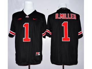 Ohio State Buckeyes 1 Braxton Miller College Football Jersey Black