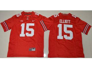 Youth Ohio State Buckeyes 15 Ezekiel Elliott College Football Jersey Red