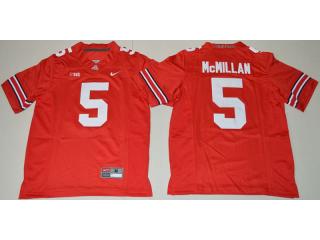 Youth Ohio State Buckeyes 5 Raekwon McMillan College Football Jersey Red