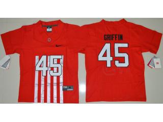 Youth Ohio State Buckeyes 45 Archie Griffin College Football Alternate Elite Jersey Red