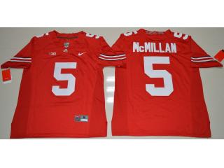 Ohio State Buckeyes 5 Raekwon McMillan College Football Jersey Red