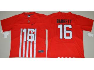 Ohio State Buckeyes 16 J.T Barrett College Football Alternate Elite Jersey Red