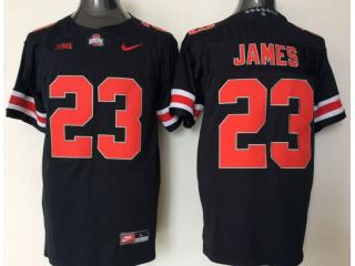 Ohio State Buckeyes 23 Lebron James College Football Jersey Black