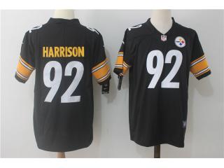 Pittsburgh Steelers 92 James Harrison Football Jersey Legend Black
