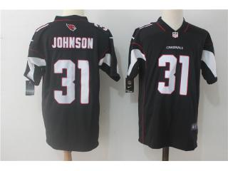 Arizona Cardinals 31 David Johnson Vapor Limited Football Jersey Black