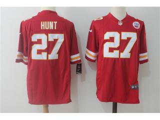 Kansas City Chiefs 27 Kareem Hunt Football Jersey Red Fan Edition