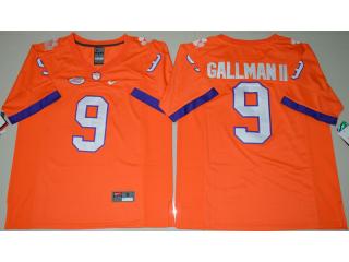 2016 Clemson Tigers 9 Wayne Gallman II College Football Jersey Orange