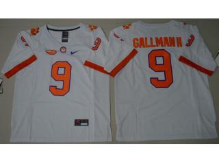 2016 Clemson Tigers 9 Wayne Gallman II College Football Jersey White