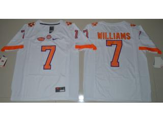 2016 Clemson Tigers 7 Mike Williams College Football Jersey White