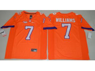 2016 Clemson Tigers 7 Mike Williams College Football Jersey Orange