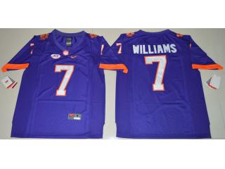 2016 Clemson Tigers 7 Mike Williams College Football Jersey Purple