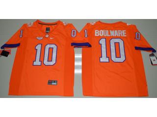 2016 Clemson Tigers 10 Ben Boulware College Football Jersey Orange