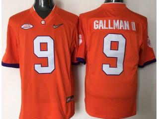 Youth Clemson Tigers 9 Wayne Gallman II College Football Jersey Orange