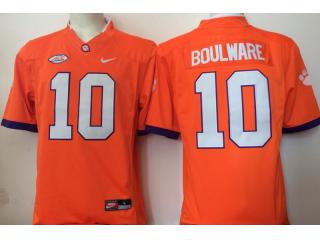 Youth Clemson Tigers 10 Ben Boulware College Football Jersey Orange