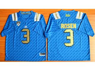 UCLA Bruins 3 Josh Rosen College Football Jersey Blue