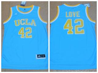Adidas UCLA Bruins 42 Kevin Love College Basketball Jersey Blue