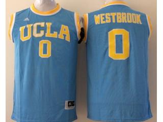 Adidas UCLA Bruins 0 Russell Westbrook College Basketball Jersey Blue