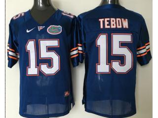 Florida Gators 15 Tim Tebow College Football Jersey Royal Blue