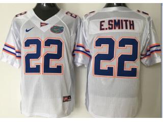 Florida Gators 22 Emmitt Smith College Football Jersey White