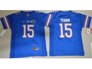 Youth Florida Gators 15 Tim Tebow College Football Jersey Blue
