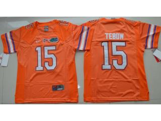 Youth Florida Gators 15 Tim Tebow College Football Jersey Orange