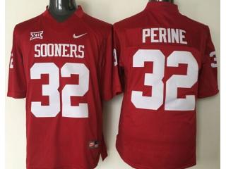 Oklahoma Sooners 32 Samaje Perine College Football Jersey Red