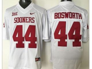 Oklahoma Sooners 44 Brian Bosworth College Football Jersey White