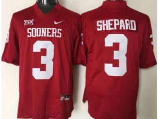 Oklahoma Sooners 3 Sterling Shepard College Football Jersey Red