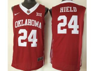 Oklahoma Sooners 24 Buddy Heild Hype College Basketball Jersey Red