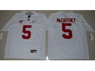 Stanford Cardinal 5 Christian McCaffrey College Football Jersey White