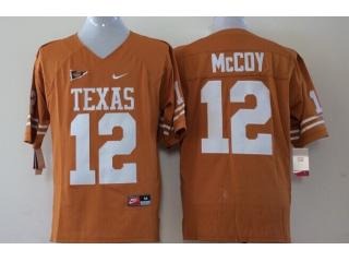 Youth Texas Longhorns 12 Colt McCoy College Football Throwback Jersey Orange