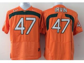 Miami Hurricanes 20 Ed Reed College Football Jersey GreenMiami 47 Michael Irivin Orange