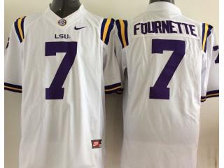 Youth LSU Tigers 7 Leonard Fournette College Football Jersey White