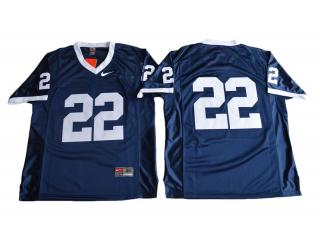 Penn State Nittany Lions 22 College Football Jersey Navy Blue