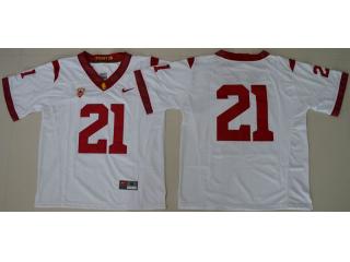 USC Trojans 21 Adoree' Jackson College Football Jersey White