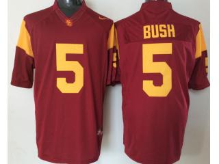 USC Trojans 5 Reggie Bush College Football Jersey Red