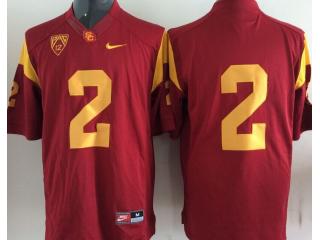 USC Trojans 2 Robert Woods College Football Jersey Red