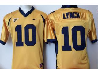 California Golden Bears 10 Marshawn Lynch College Football Jersey Yellow