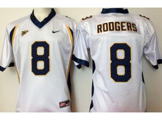 California Golden Bears 8 Aaron Rodgers College Football Jersey White