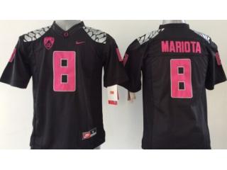 Oregon Ducks 8 Marcus Mariota College Football Jersey Black