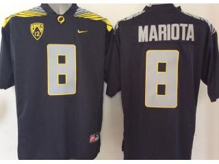 Oregon Ducks 8 Marcus Mariota College Football Jersey Black